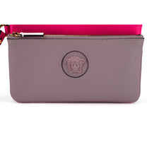 Versace - Versace Pink Calf Leather Pouch Clutch - Women’s Bags