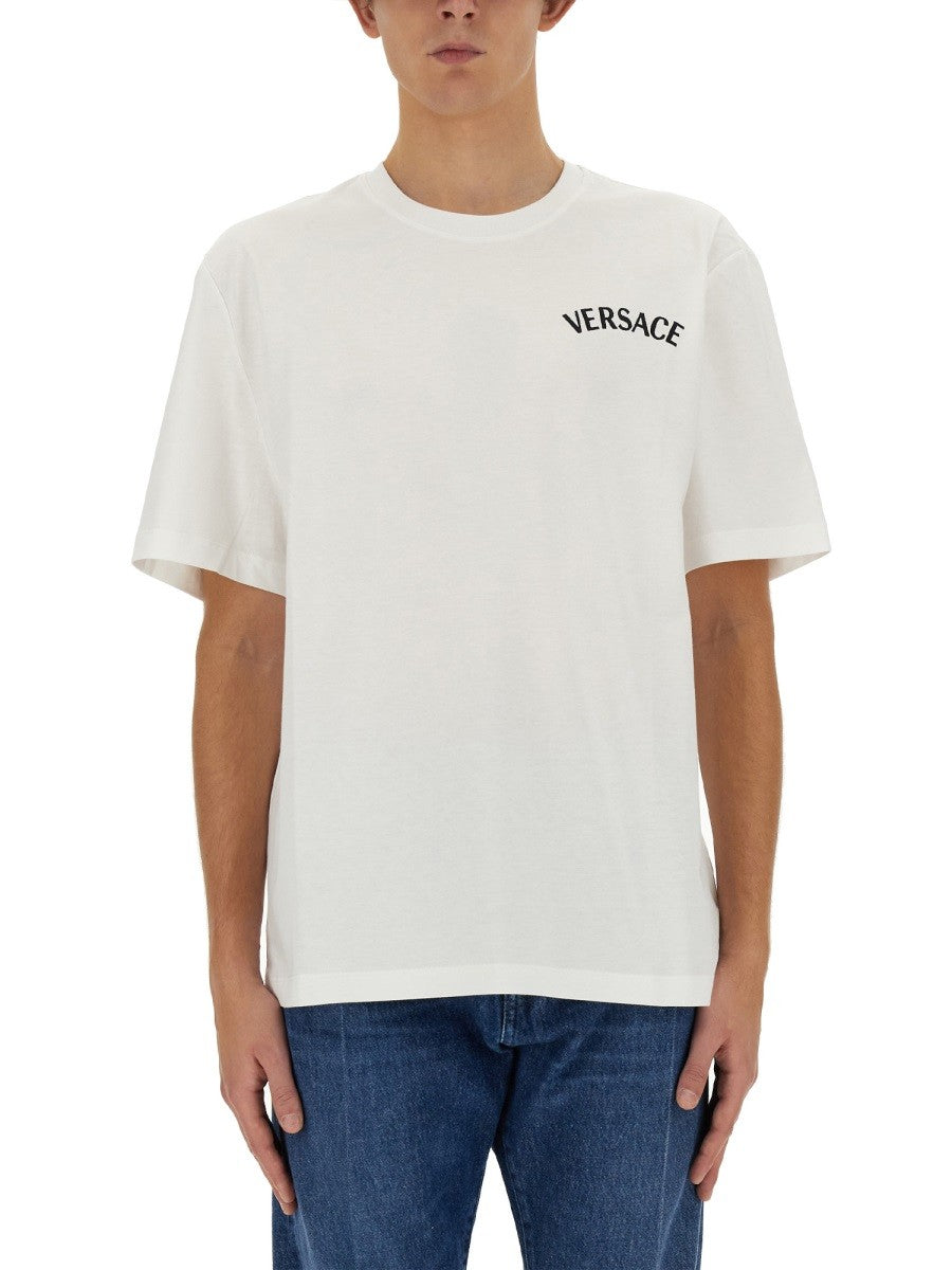 Versace - Versace T Shirt With Logo - Men’s Tops