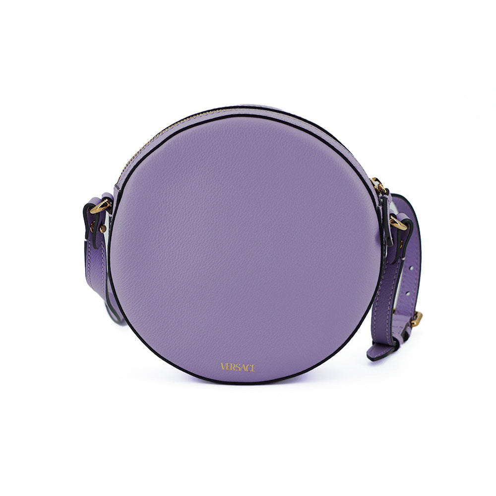 Versace - Versace Disco Round Purple Shoulder Bag - Women’s Bags