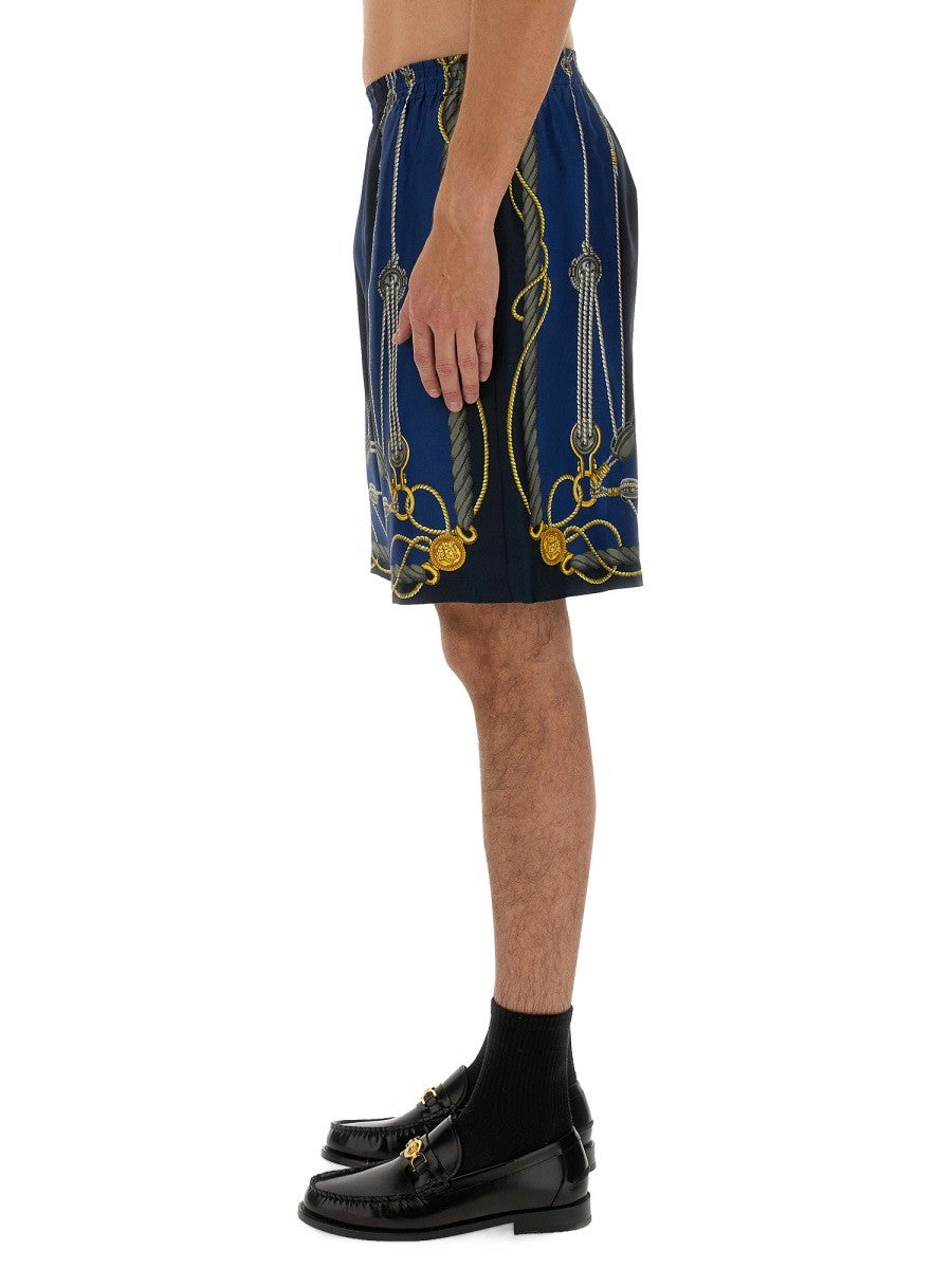 Versace - Versace Twill Bermuda Shorts - Men’s Clothing