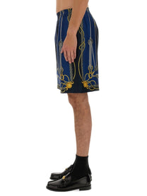 Versace - Versace Twill Bermuda Shorts - Men’s Clothing