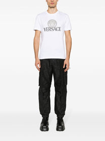 Versace - Versace Medusa logo-print T-shirt - Topwear