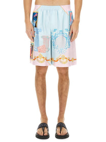Versace - Versace Short In Silk - Men’s Clothing