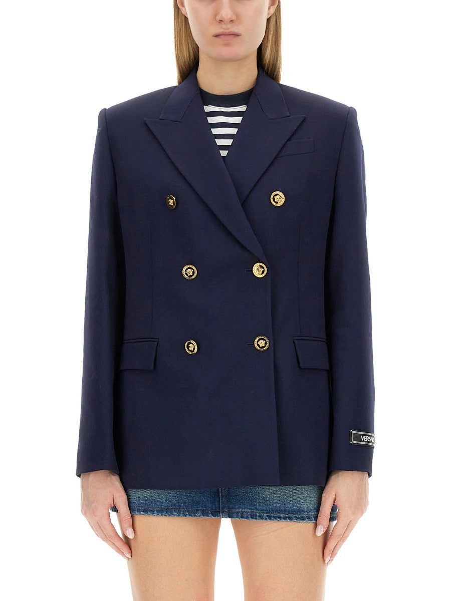 Versace - Versace Double Breasted Blazer - Women’s Clothing