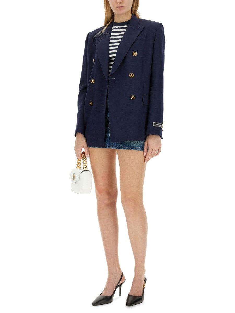 Versace - Versace Double Breasted Blazer - Women’s Clothing