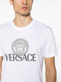 Versace - Versace Medusa logo-print T-shirt - Topwear