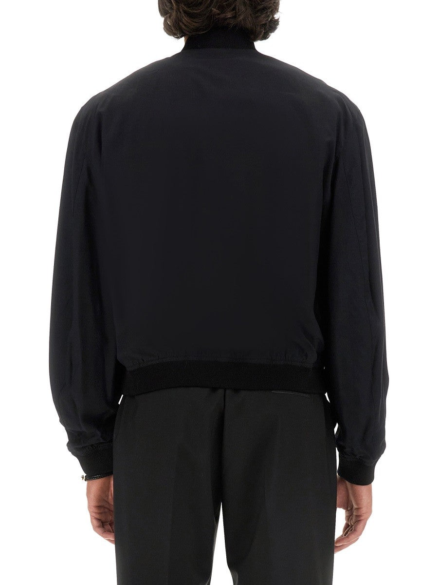 Versace - Versace Reversible Baroque Sea Jacket - Men’s Outerwear