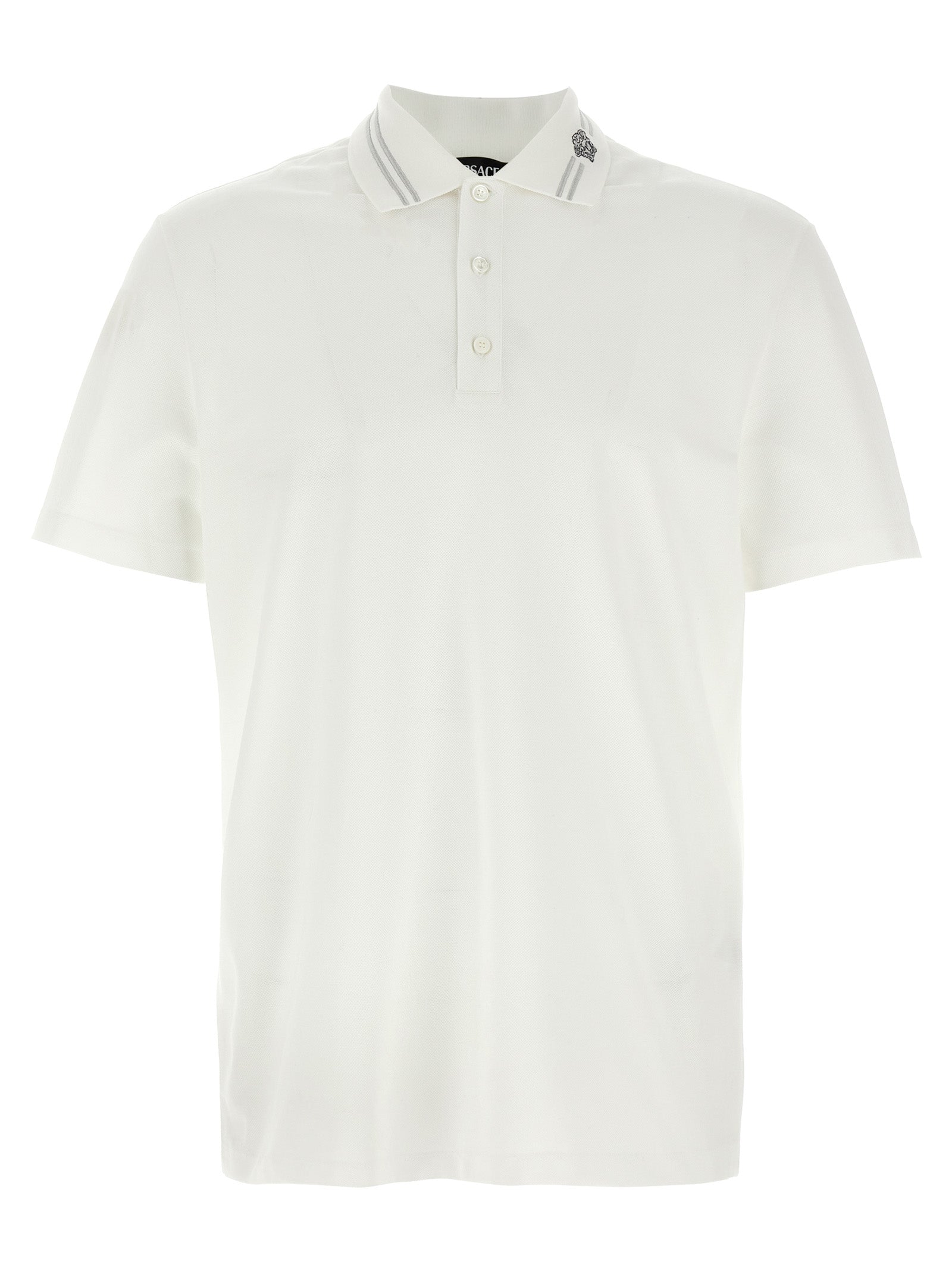 VERSACE - VERSACE - ’Medusa embroidery’ polo shirt - Men’s Tops