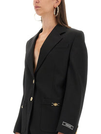 Versace - Versace Oversized Single Breasted Blazer - Women’s Clothing
