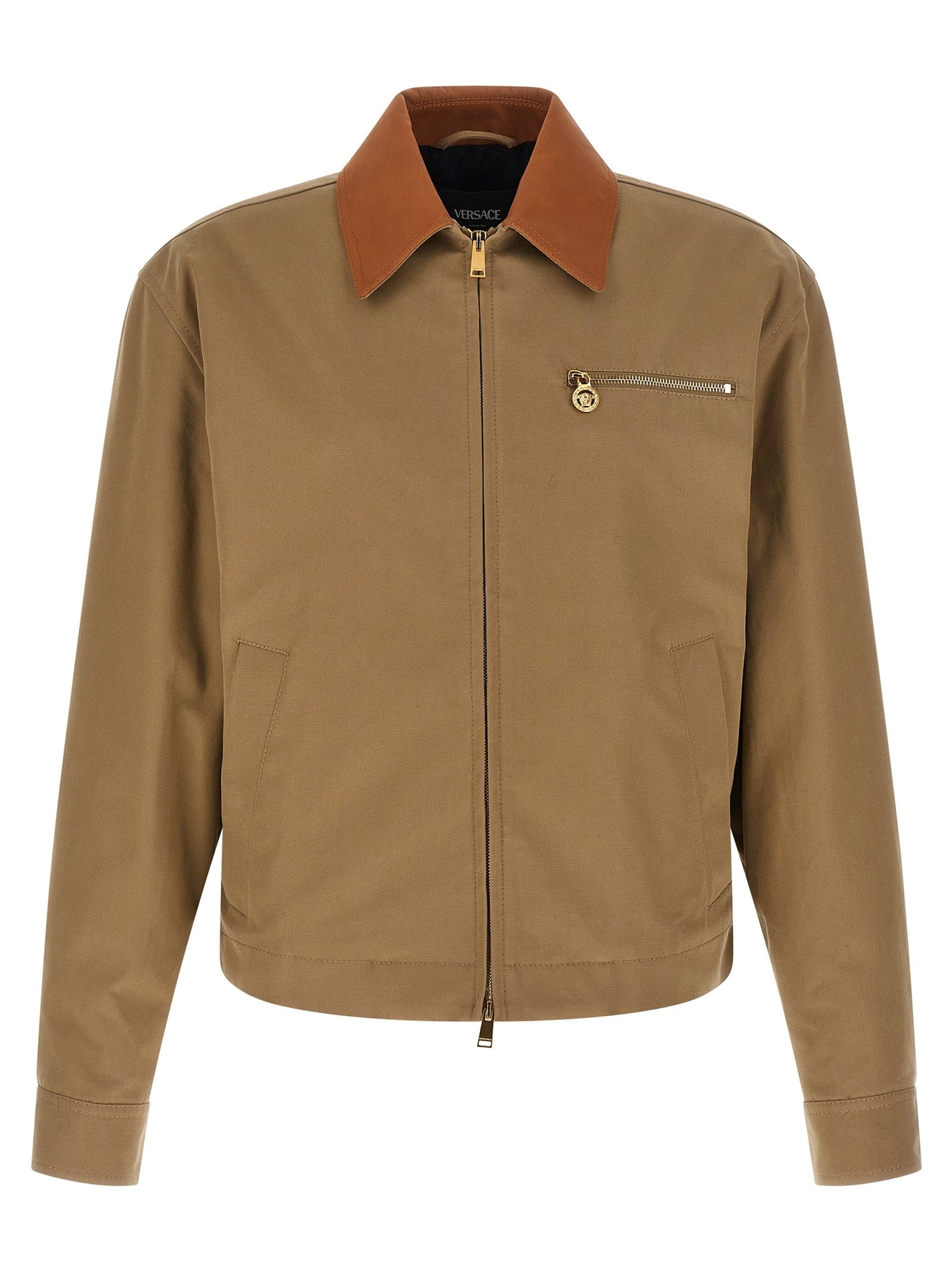 VERSACE - VERSACE - Canvas jacket - Men’s Outerwear