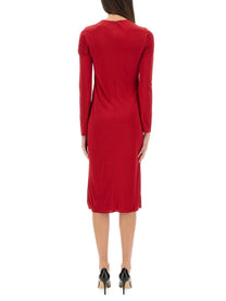 Versace - Versace ’Safety Pin’ Midi Dress - Women’s Clothing