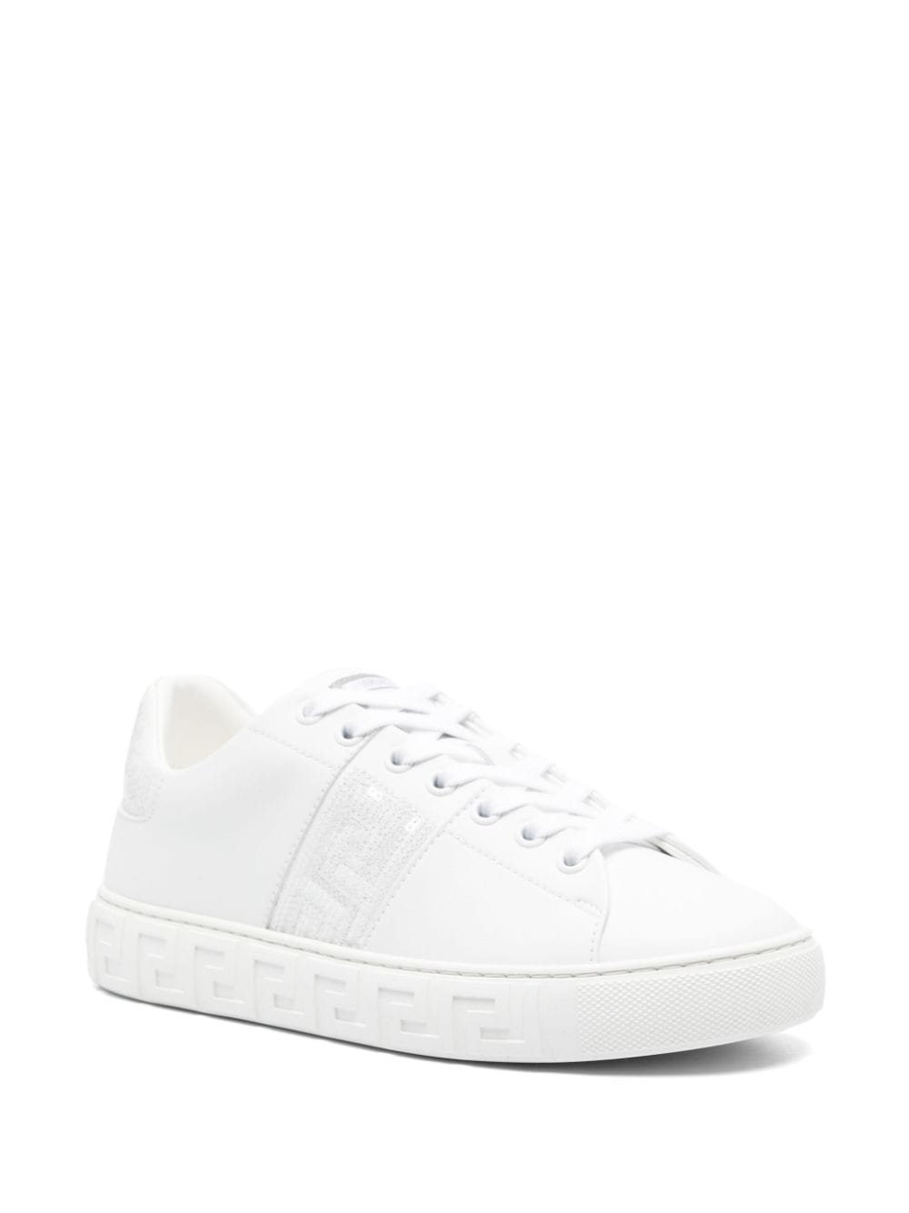 Versace - Versace Greca-embellished Sneakers - Sneakers