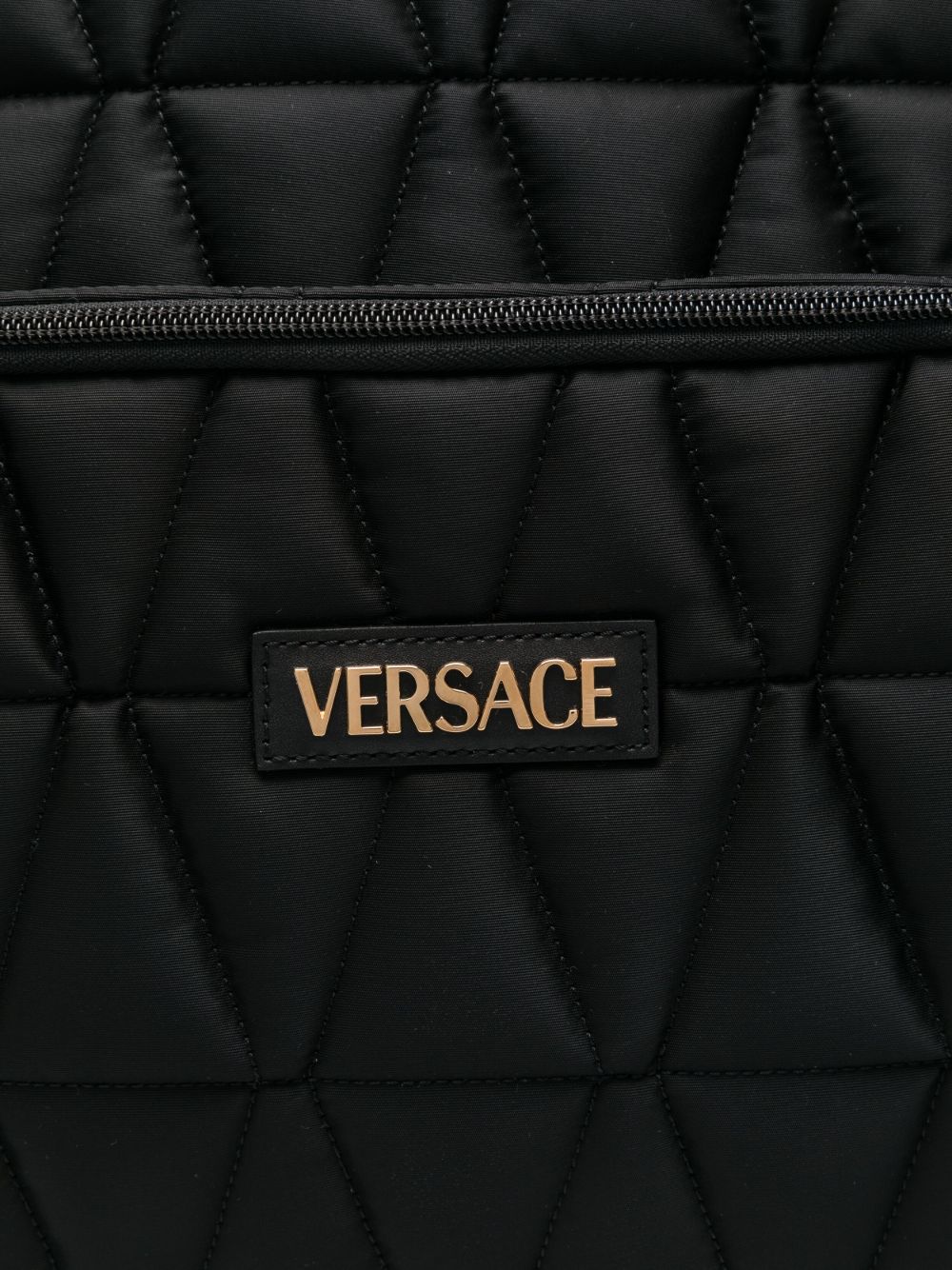 Versace - Versace logo-lettering backpack - Backpacks