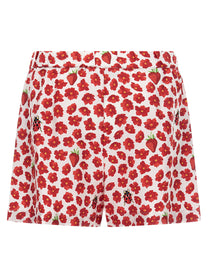 VERSACE - VERSACE - ’Strawberry Garden’ shorts - Women’s Bottoms