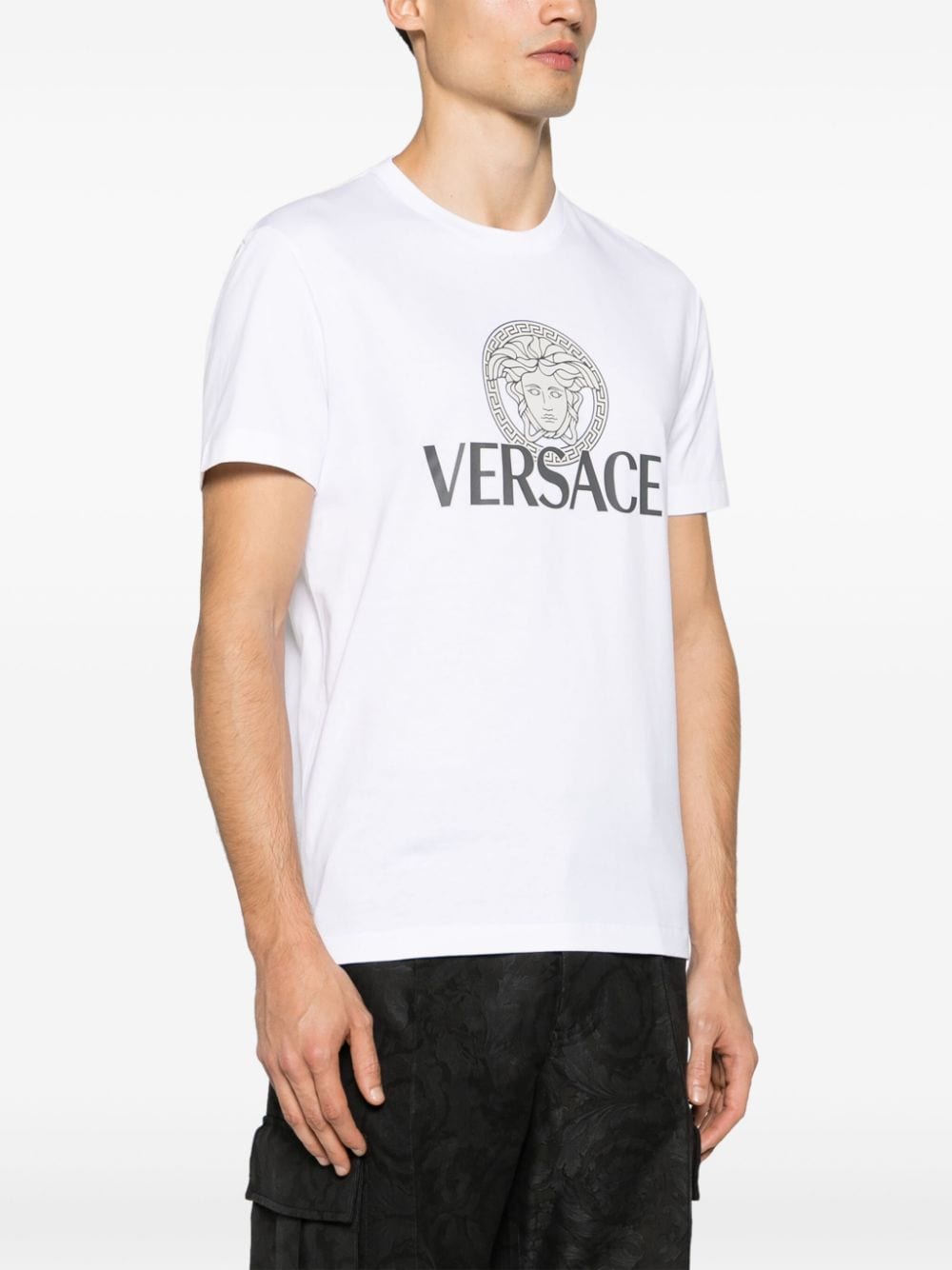 Versace - Versace Medusa logo-print T-shirt - Topwear