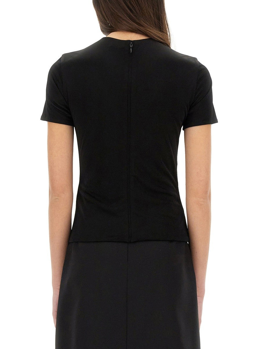 Versace - Versace ’Safety Pin’ Curled Top - Women’s Tops