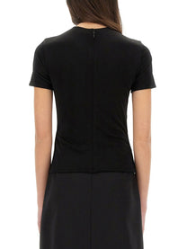 Versace - Versace ’Safety Pin’ Curled Top - Women’s Tops