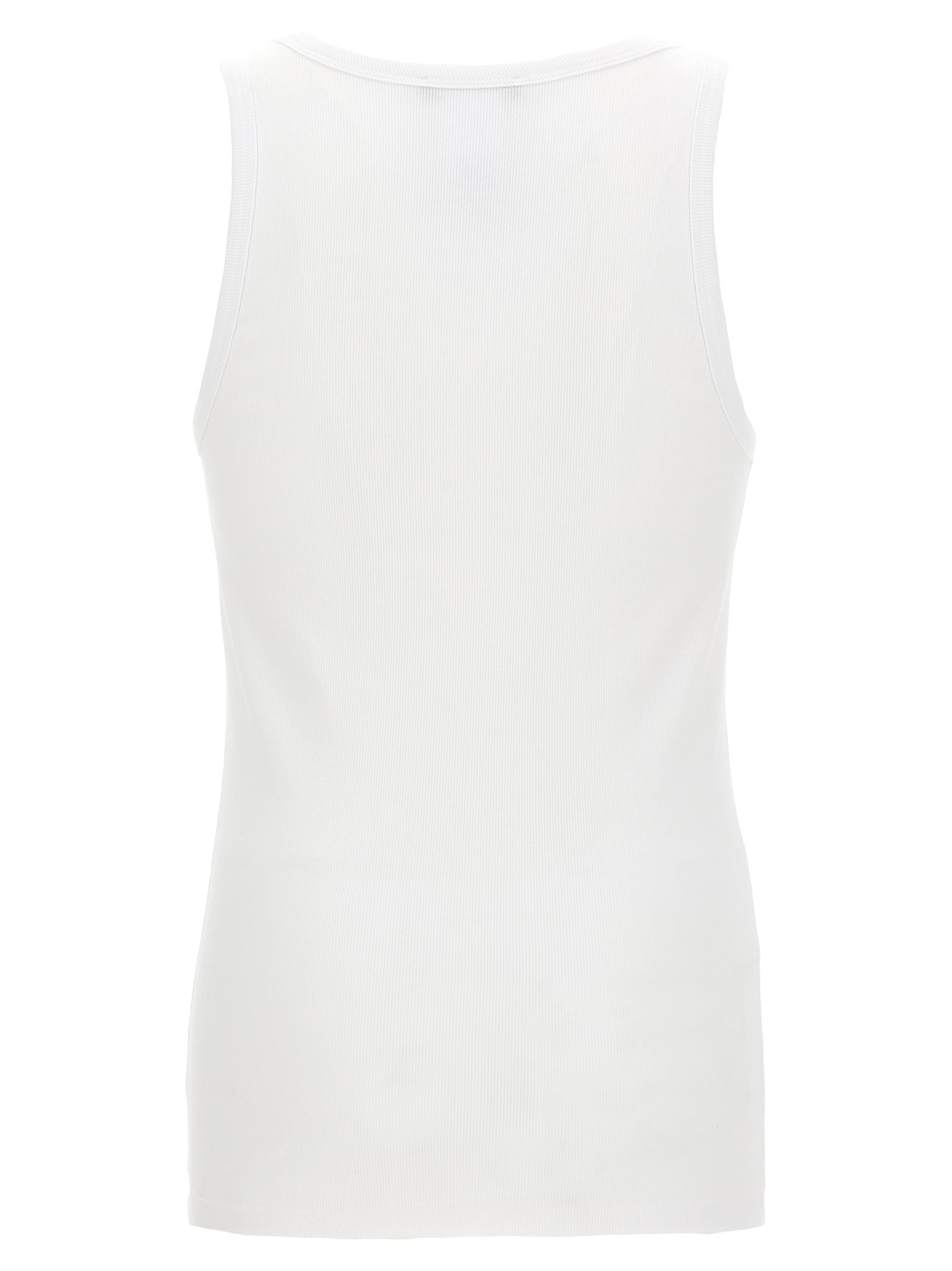 VERSACE - VERSACE - Logo embroidery tank top - Men’s Tops