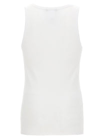 VERSACE - VERSACE - Logo embroidery tank top - Men’s Tops