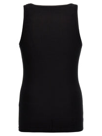 VERSACE - VERSACE - Logo embroidery tank top - Men’s Tops