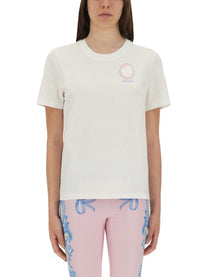 Versace - Versace Cameo Logo T Shirt - Women’s Tops