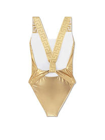 Versace - Versace One Piece Swimsuit With Greek Border - Women’s Clothing