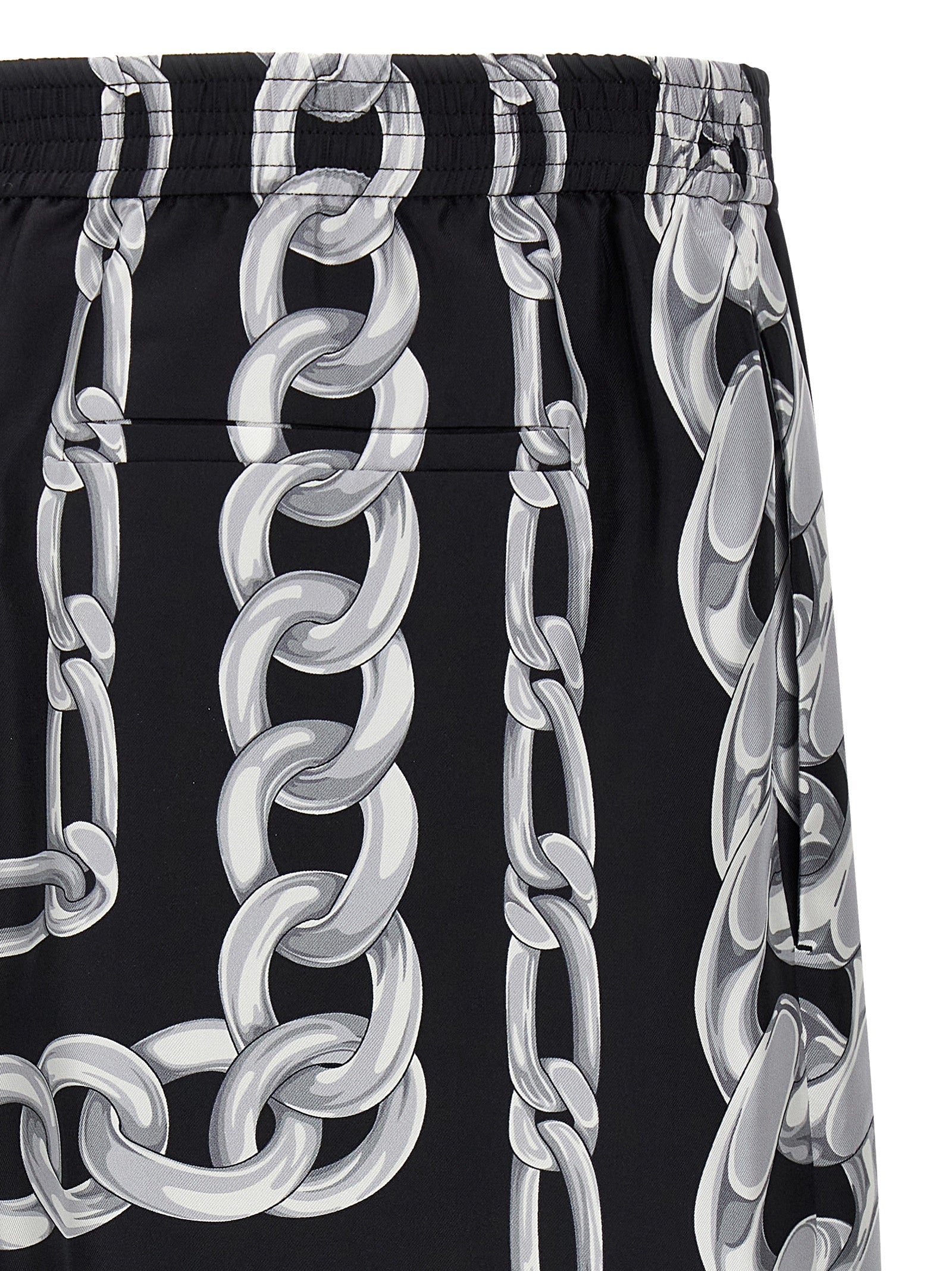 VERSACE - VERSACE - ’Medusa Chains’ bermuda shorts - Men’s Bottoms