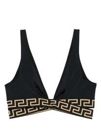 Versace Versace greca print bikini top Women’s Clothing