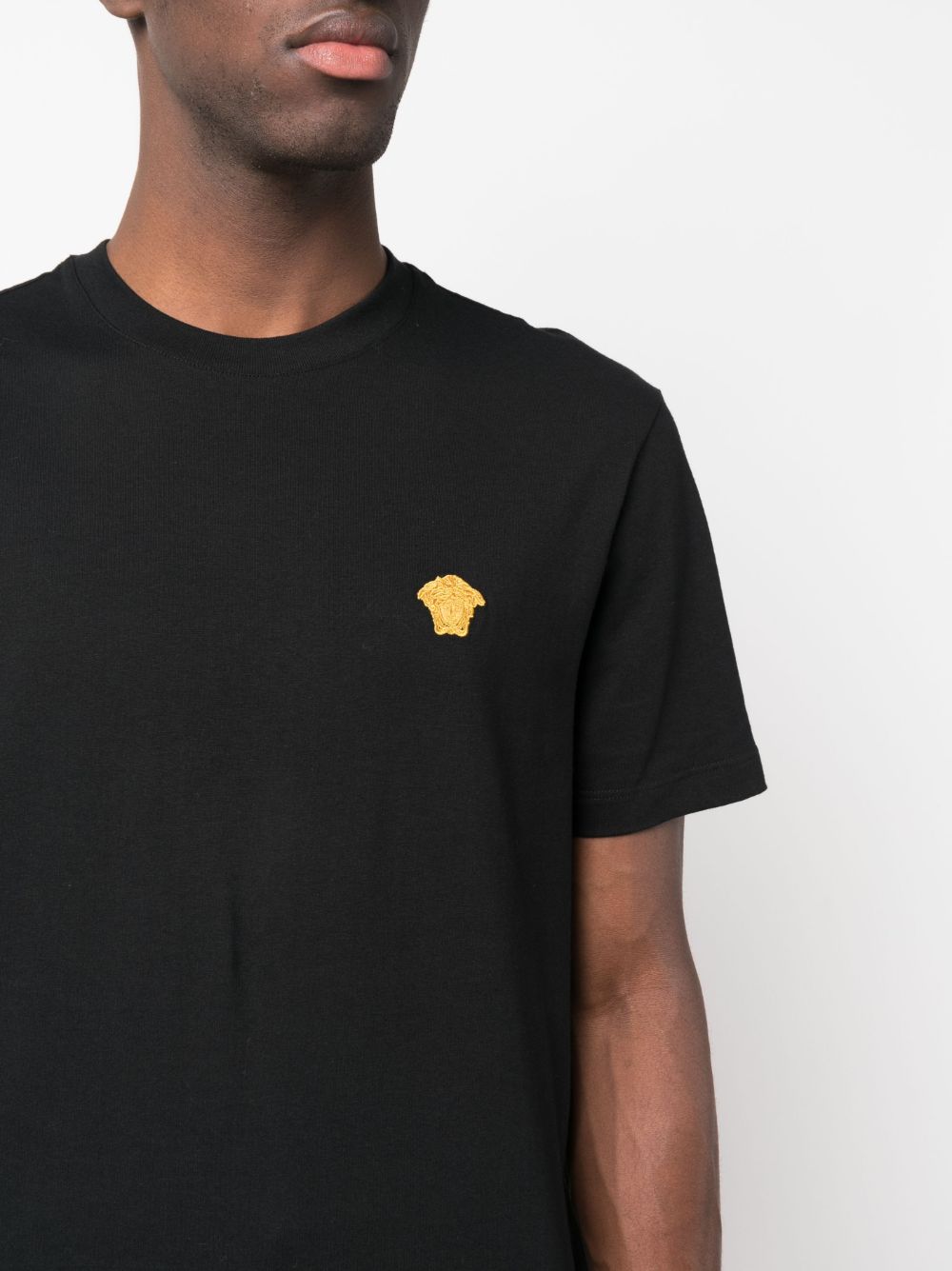 Versace - Versace T-shirts and Polos Black - Topwear