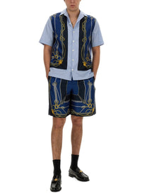 Versace - Versace Twill Bermuda Shorts - Men’s Clothing