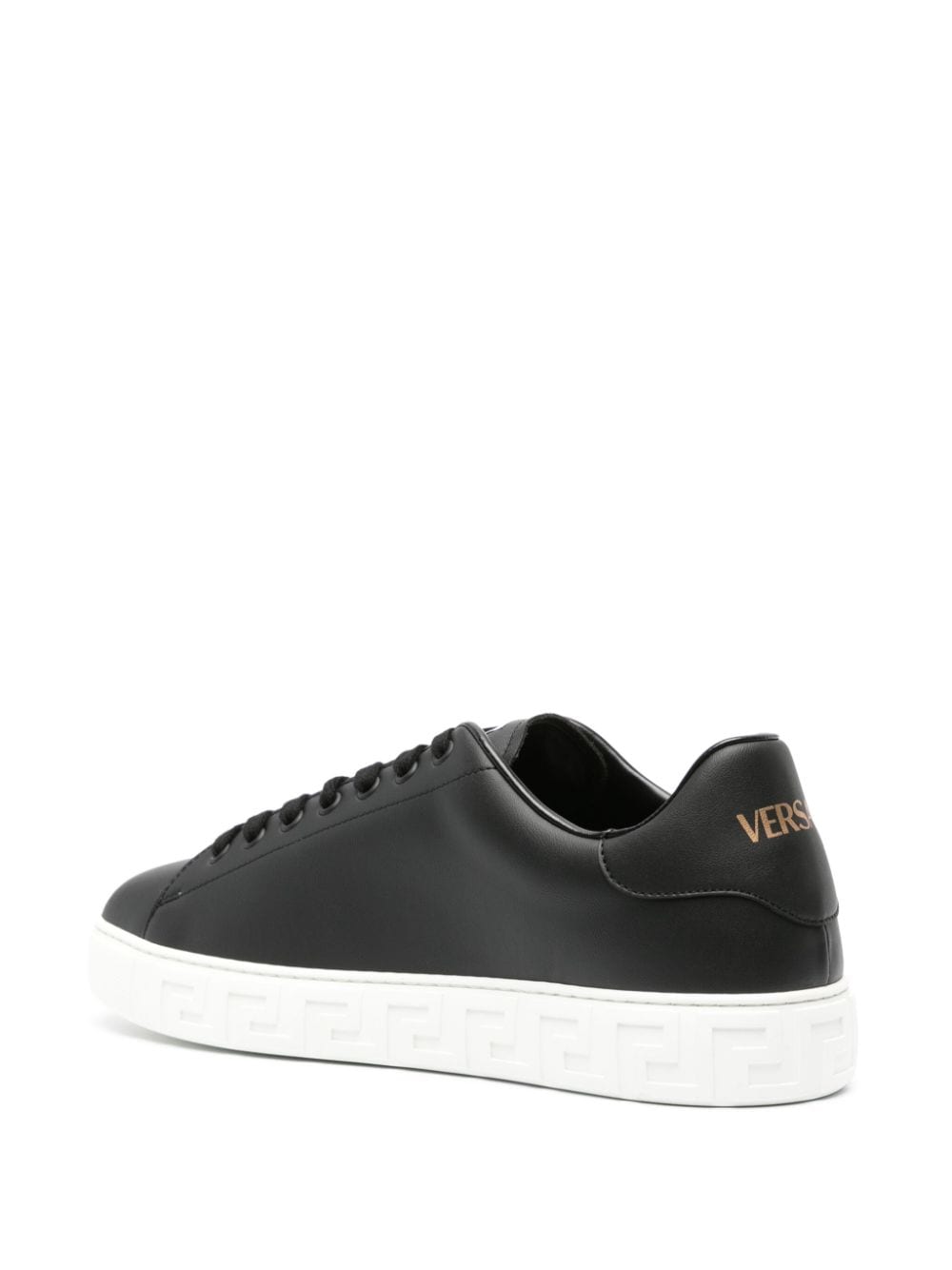 Versace - Versace greca faux leather sneakers - Sneakers