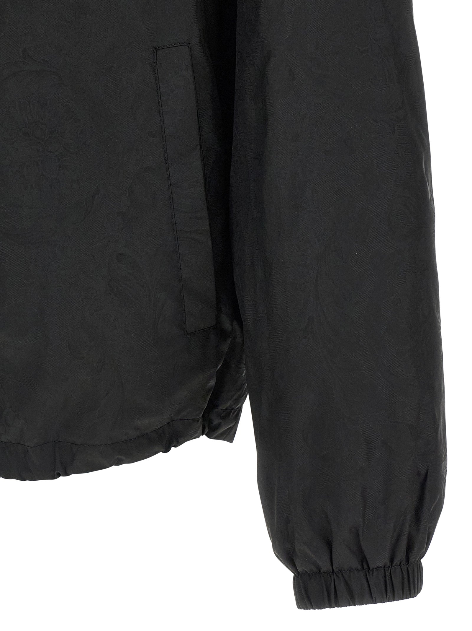 VERSACE - VERSACE - ’Barocco’ jacquard windbreaker - Men’s Outerwear
