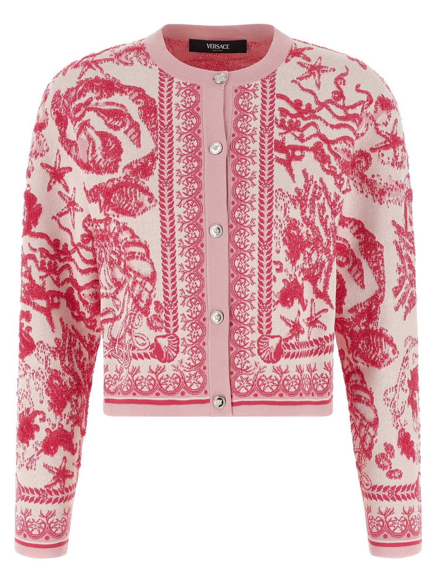 VERSACE - VERSACE - ’Underwater Barocco’ cardigan - Women’s Knitwear