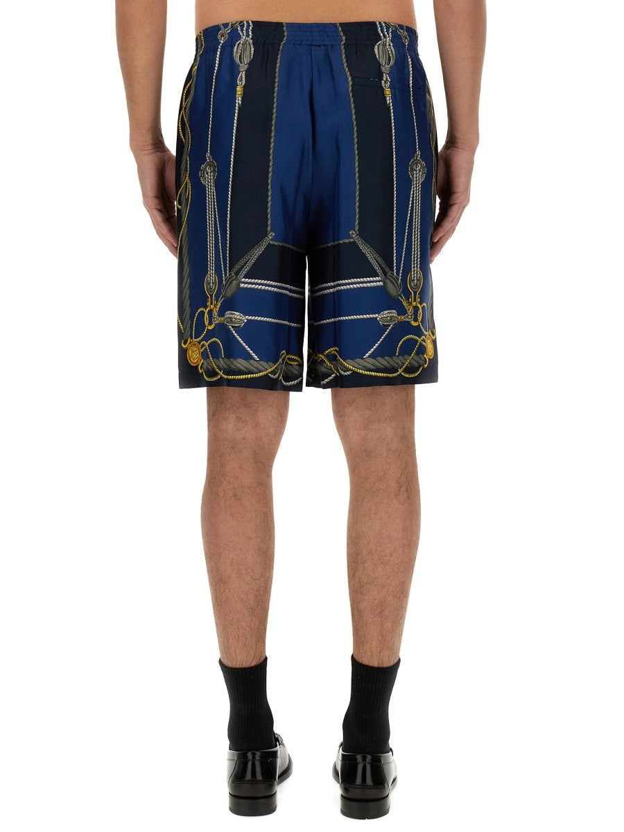 Versace - Versace Twill Bermuda Shorts - Men’s Clothing
