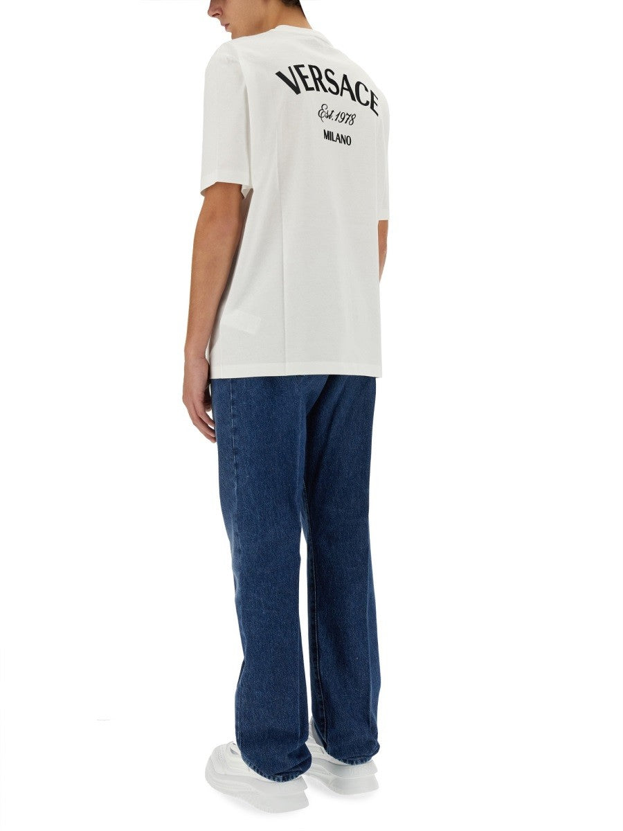 Versace - Versace T Shirt With Logo - Men’s Tops