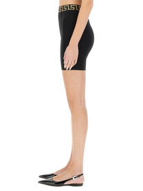 Versace - Versace Bermuda Shorts With Greek Border - Women’s Clothing