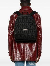 Versace - Versace logo-lettering backpack - Backpacks