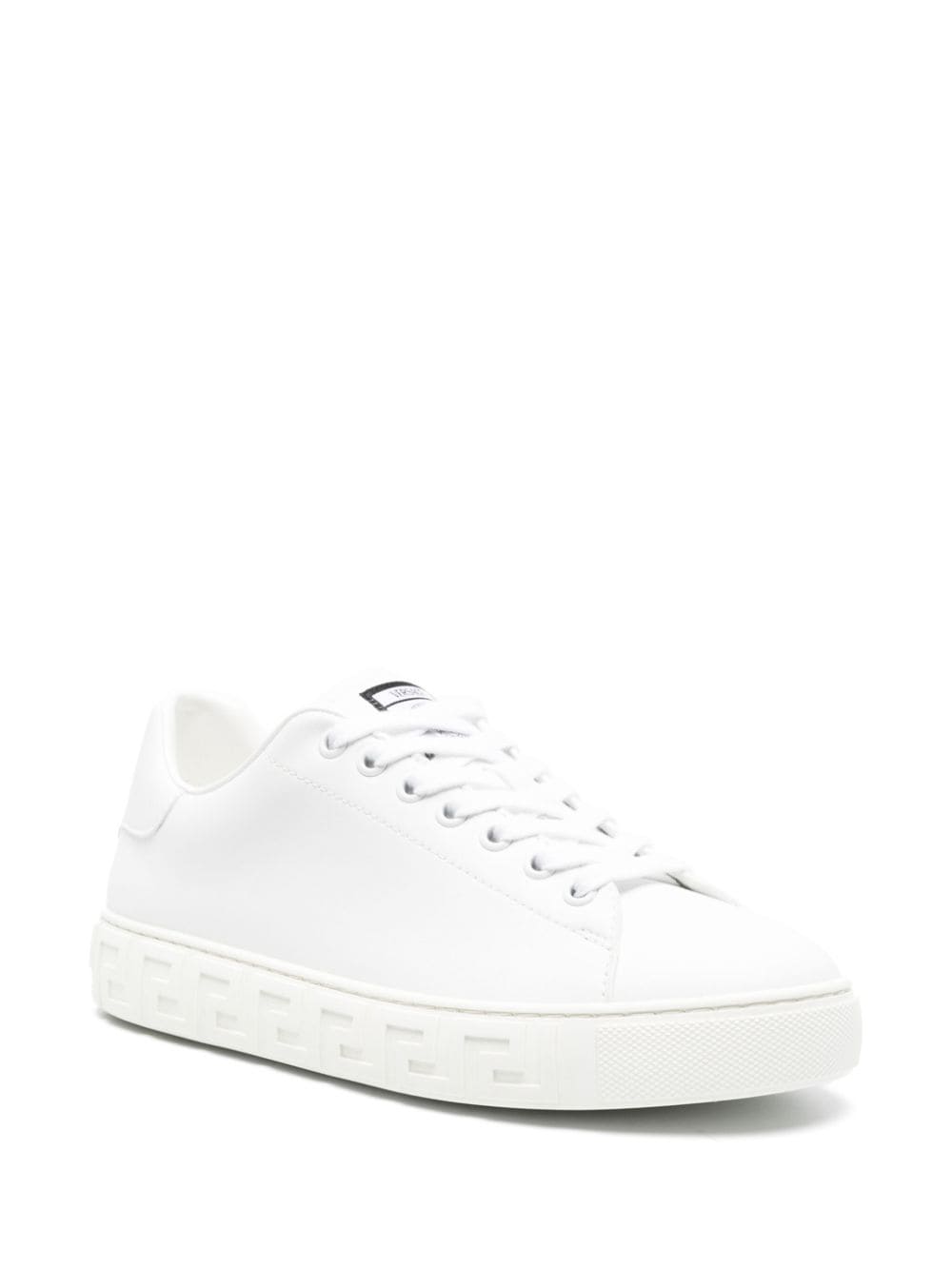 Versace Versace greca faux leather sneakers Women’s Shoes