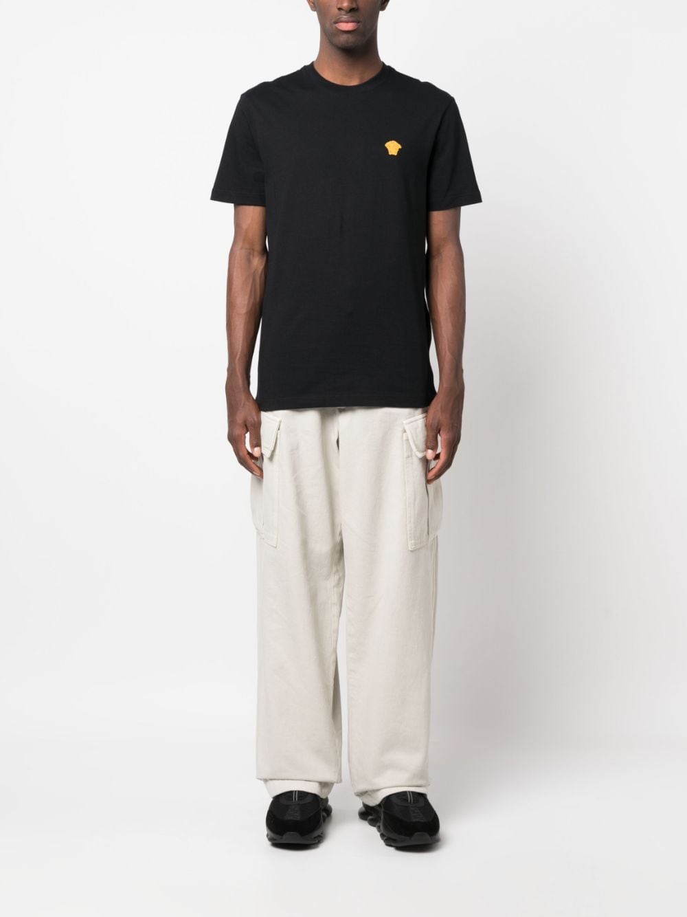Versace - Versace T-shirts and Polos Black - Topwear