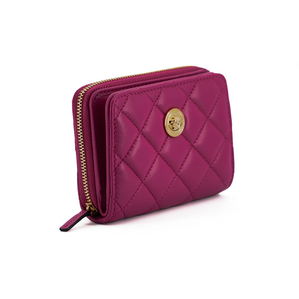 Versace - Versace Bifold Zip Wallet - Small Leather Goods