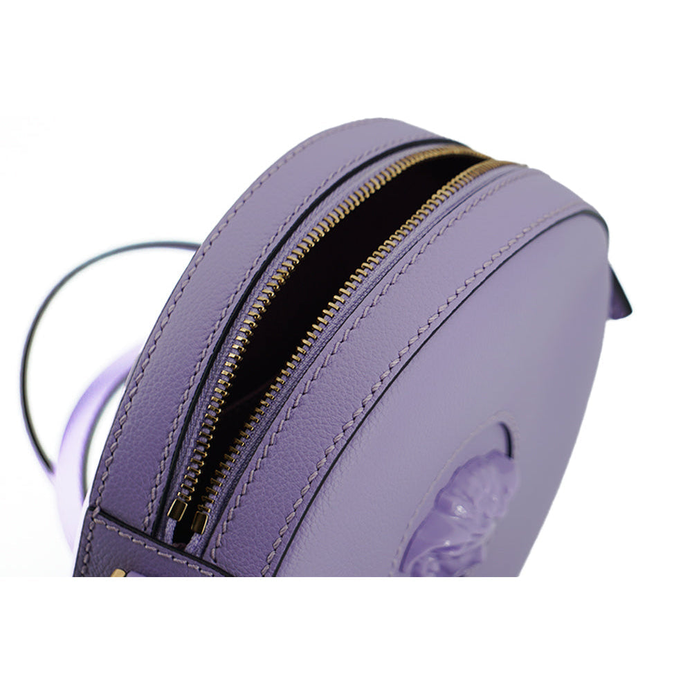 Versace - Versace Disco Round Purple Shoulder Bag - Women’s Bags