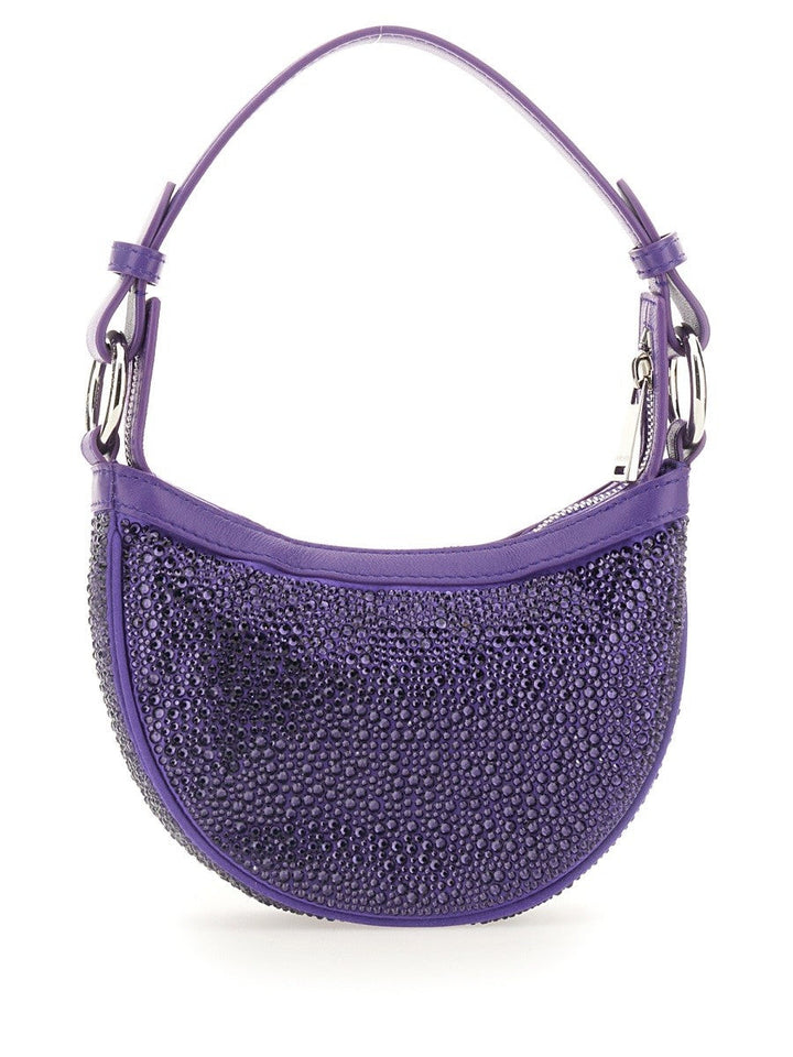 Mini Hobo Bag With Crystals-Versace-FALORS