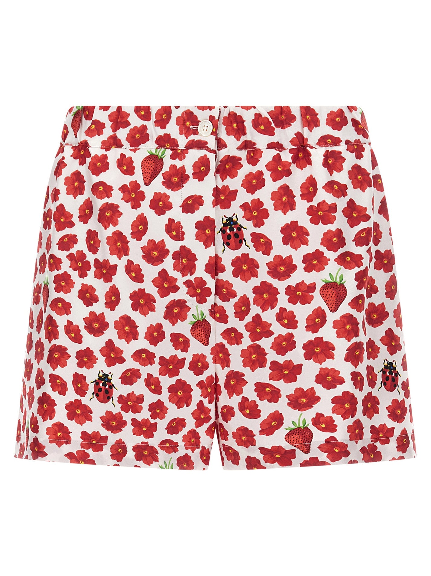 VERSACE - VERSACE - ’Strawberry Garden’ shorts - Women’s Bottoms