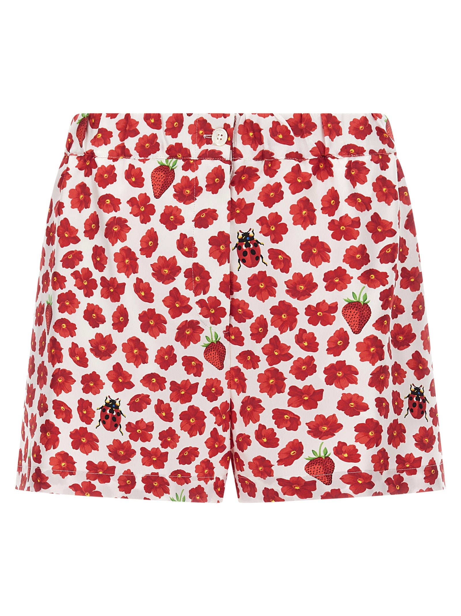 VERSACE - VERSACE - ’Strawberry Garden’ shorts - Women’s Bottoms