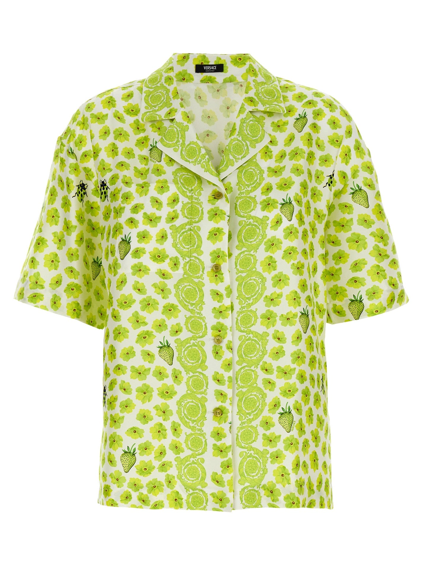 VERSACE - VERSACE - ’Strawberry Garden’ shirt - Women’s Tops