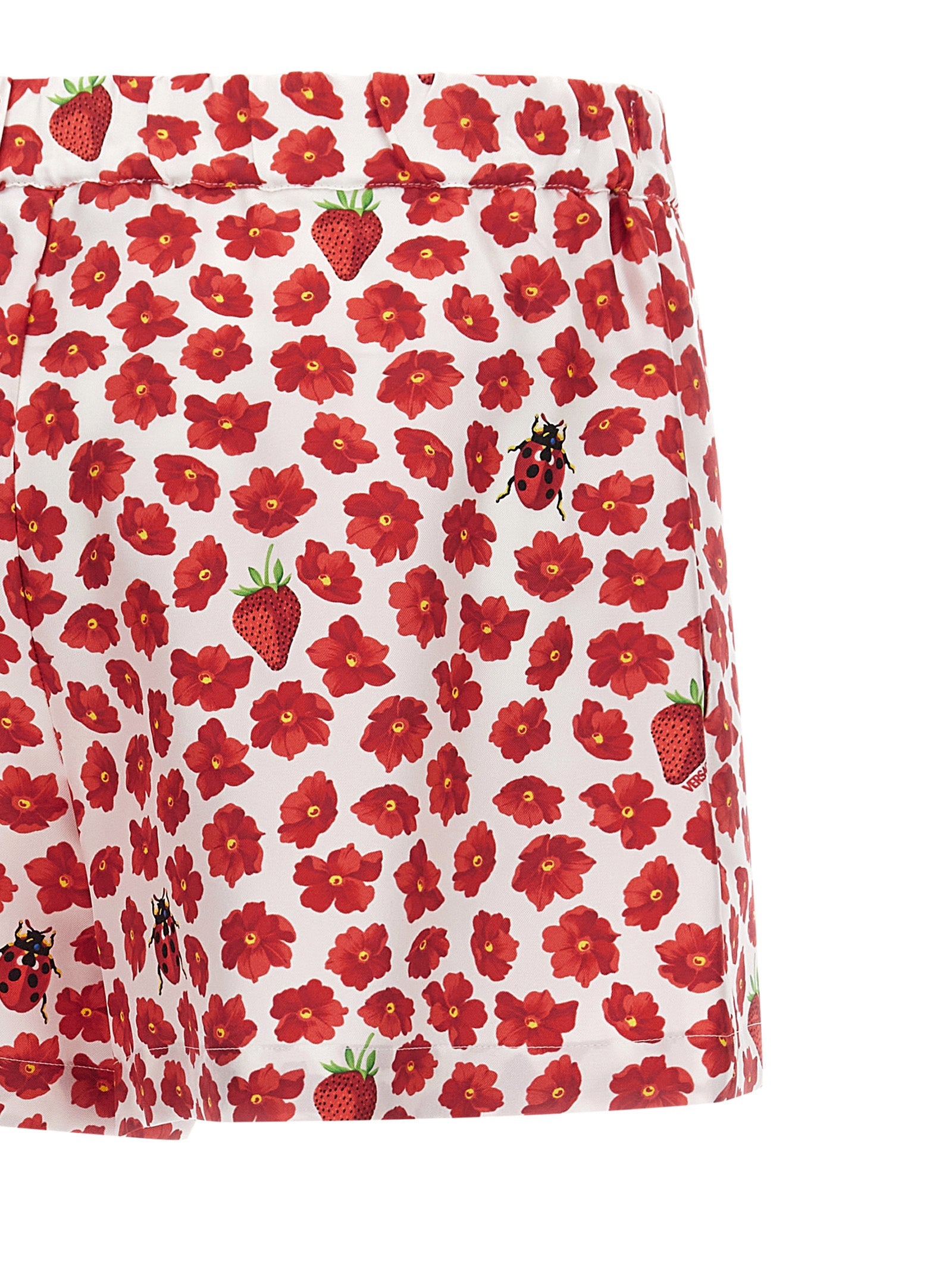 VERSACE - VERSACE - ’Strawberry Garden’ shorts - Women’s Bottoms