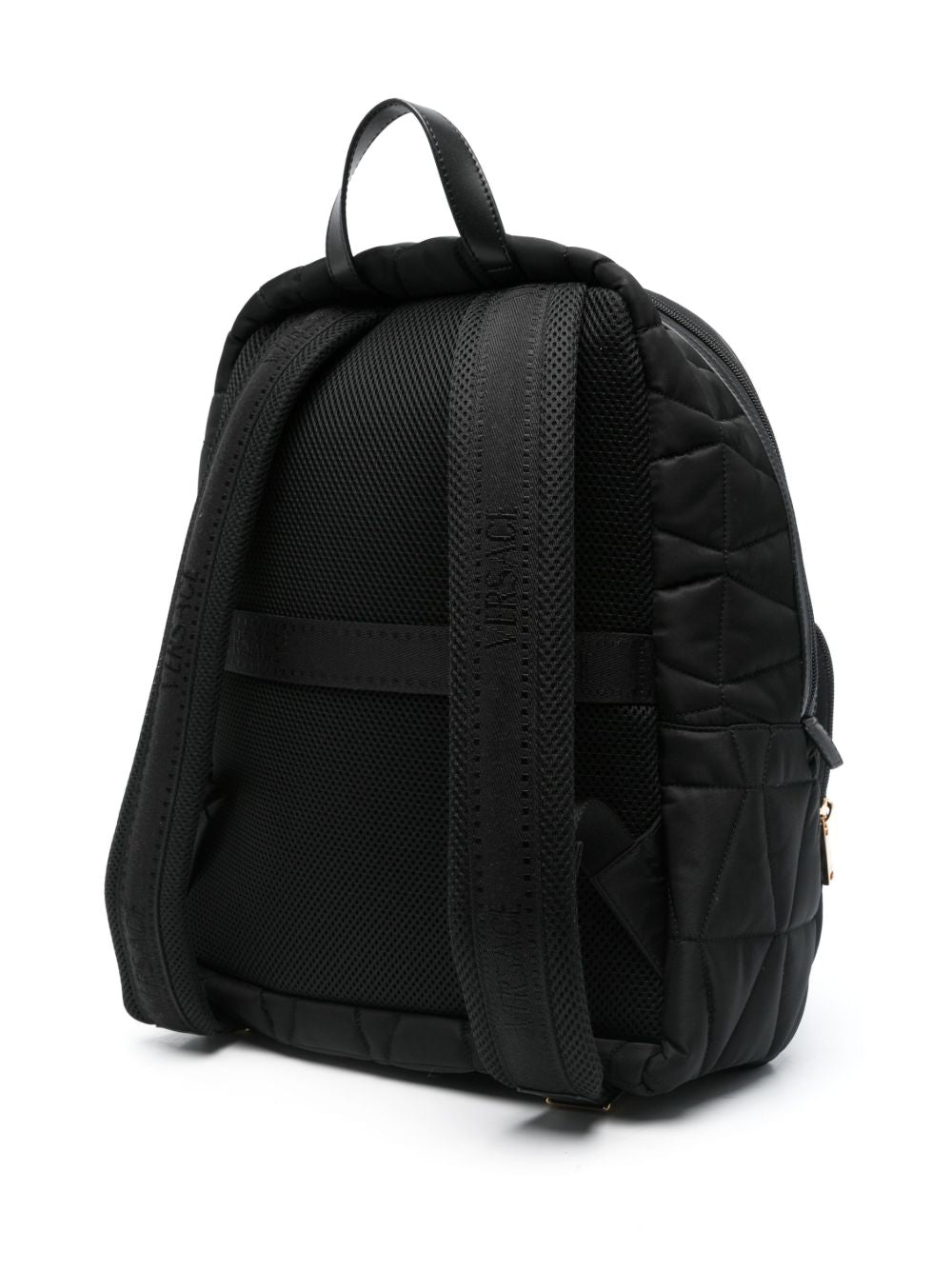 Versace - Versace logo-lettering backpack - Backpacks