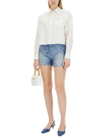 Versace - Versace Denim Shorts - Women’s Clothing