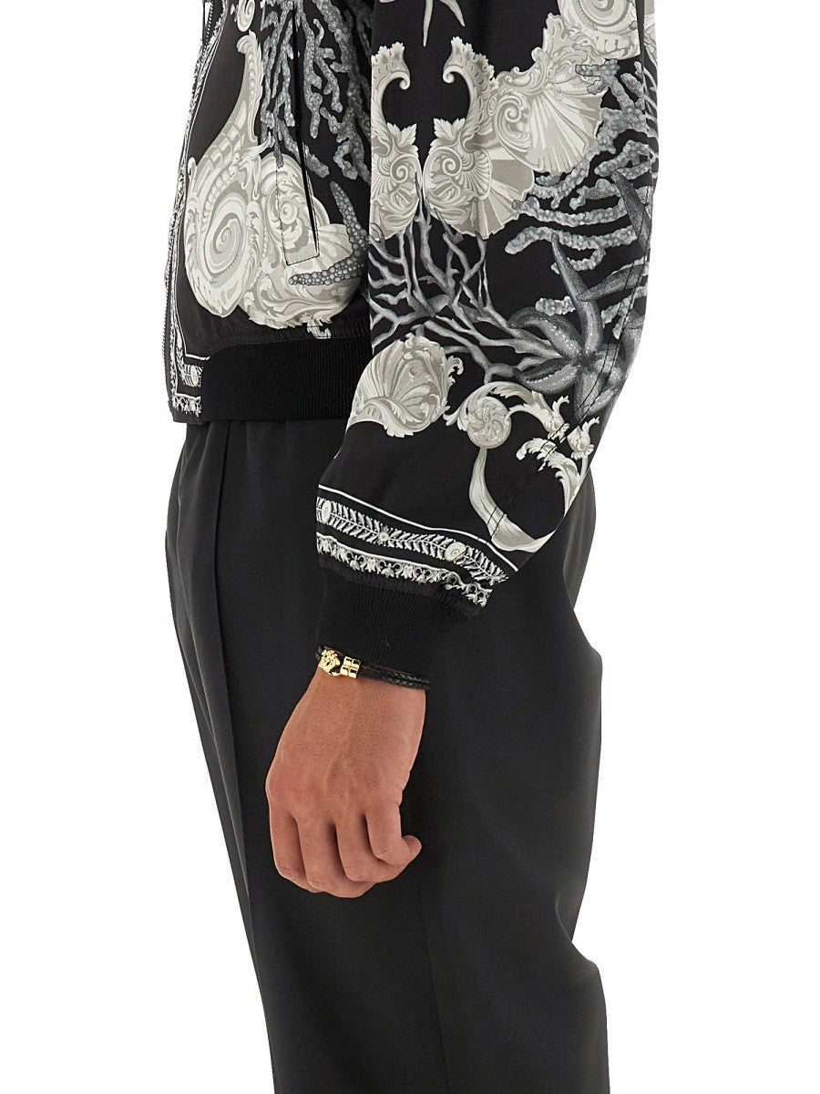 Versace - Versace Reversible Baroque Sea Jacket - Men’s Outerwear