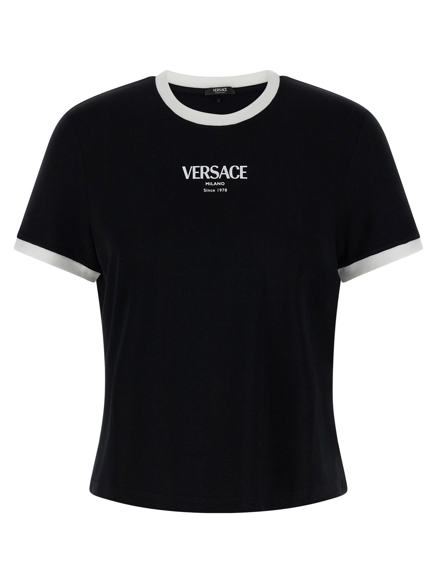 VERSACE - VERSACE - Logo print T-shirt - Women’s Tops